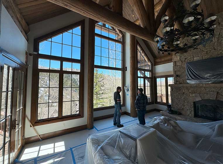 Rustic living room